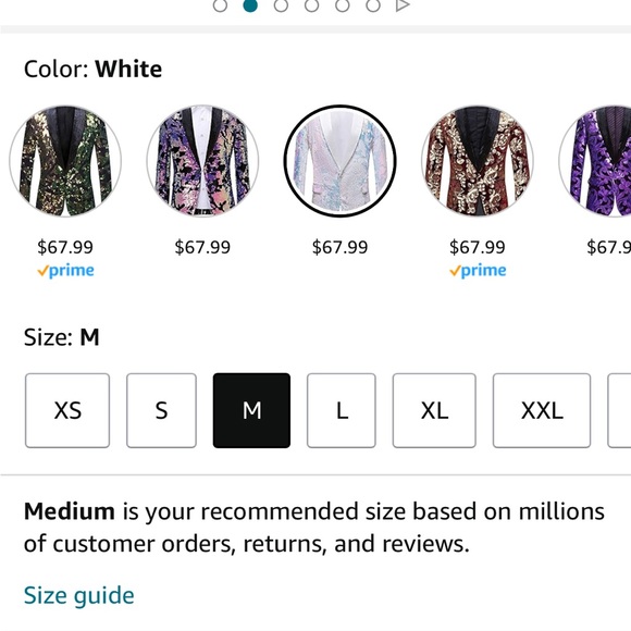 White Sequin Blazer - Picture 11 of 11